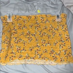 strapless halter top